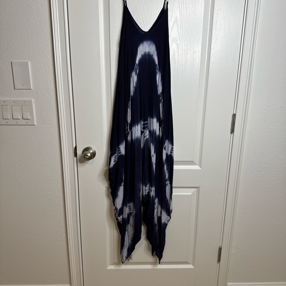 Raviya Indigo and White Maxi Dress